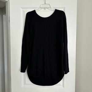 Michael Kors Black Sweater with Gold Zipper